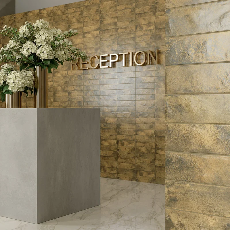 Miniature Fuoco - Gres Effetto Mattoncino Ossidato